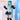 Anime Girl JK Style Blue/Black/Gray Cosplay Costume Casual Uniform