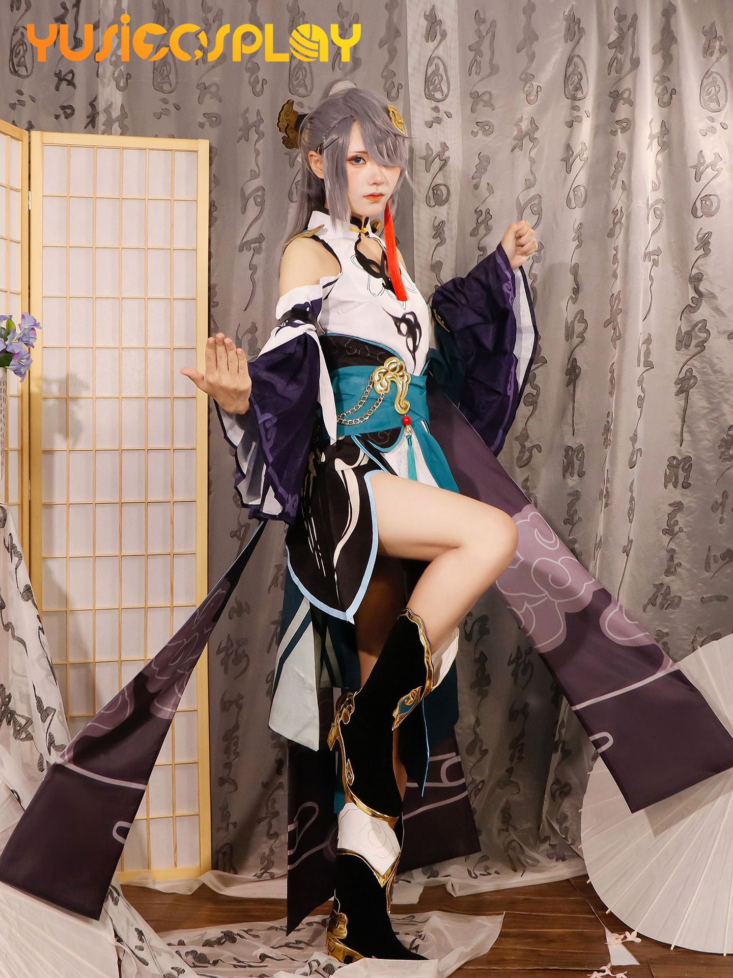 Honkai Impact 3rd Azure Empyrea Fu Hua Cosplay Costume YUSICOSPLAY