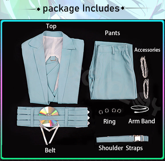 ALIEN STAGE FINAL Luka Blue Stage Outfit Cosplay Costume – YUSICOSPLAY