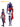 Marvel Rivals Vengeance Psylocke Mirror-Finish Faux Leather Cosplay Costume