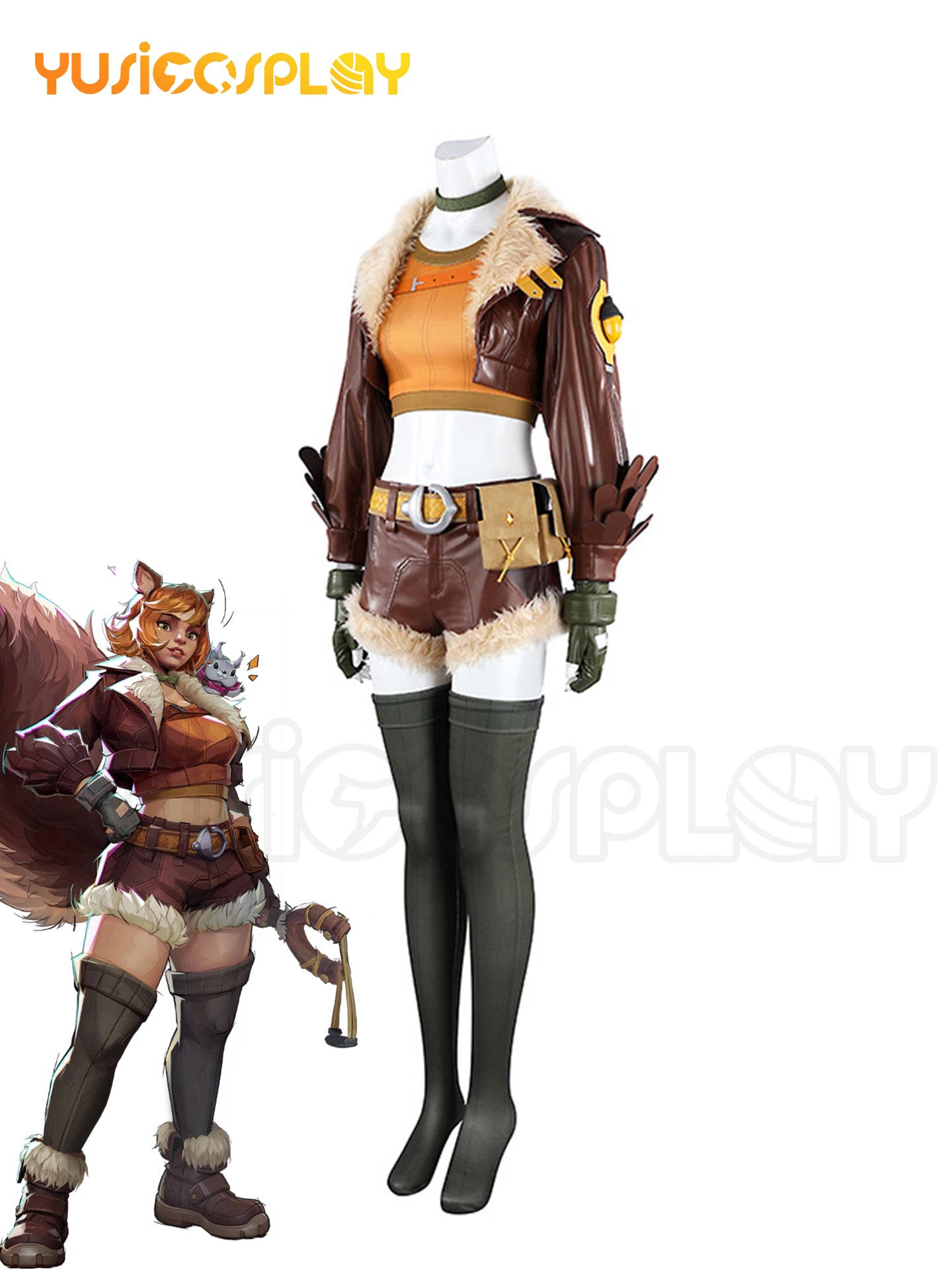 Marvel Rivals Cospaly Marvel Rivals Squirrel Girl Premium Edition Cosplay Costume – YUSICOSPLAY