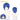 Project SEKAI: Colorful Stage! Silent Gift of Flowers KAITO Cosplay Wig
