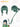 The Apothecary Diaries Maomao Green Cosplay Wig