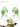 Genshin Impact Collei Green Cosplay Wig