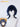 Genshin Impact New Year's Cheer Xiangling Blue Cosplay Wig