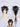 Genshin Impact Sethos Black White Cosplay Wig