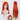 Genshin Impact Mavuika Red Yellow Cosplay Wig