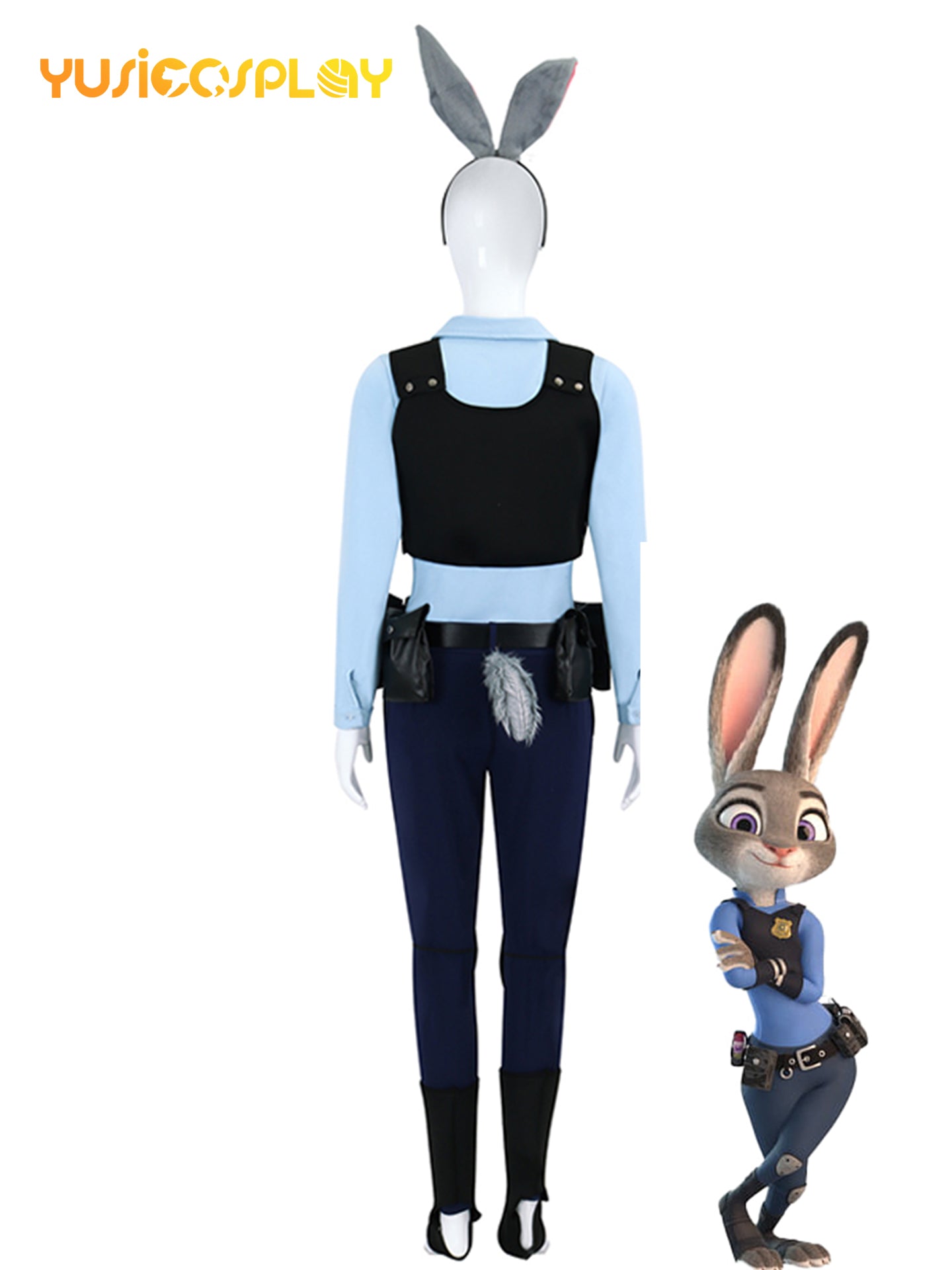 Zootopia Officer Judy Hopps Personify Female Movie Cosplay Costume zootopia-officer-judy-hopps-personify-female-movie-cosplay-costume