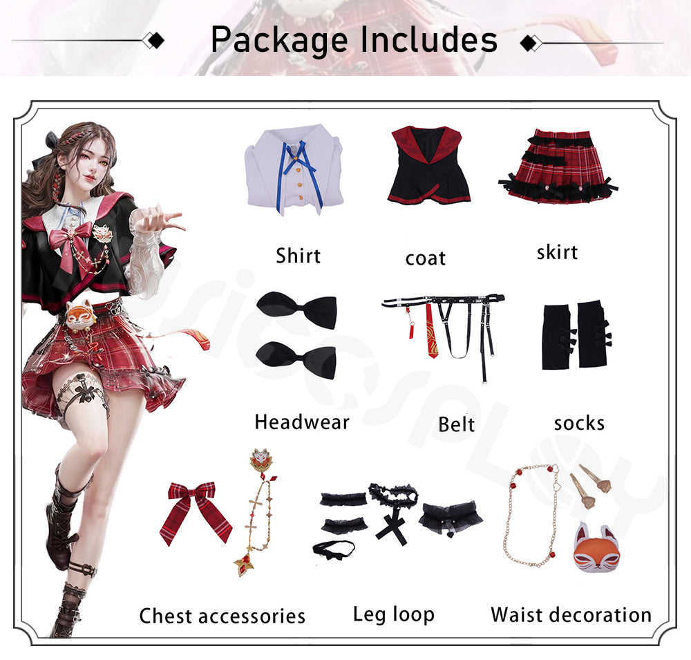 Na Raka Spring Prelude Naraka: Bladepoint Tessa Legendary Outfit Spring Prelude Carmine Feath ...
