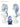 Genshin Impact Eula Blue Cosplay Wig