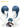Genshin Impact Xingqiu Blue Cosplay Wig