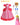 Kids Cosplay Costume Super Mario Bros Princess Peach Dress Halloween Party Dress Up